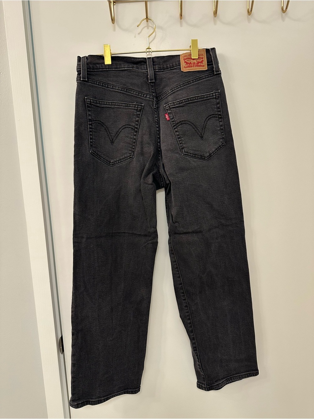 Levi Black Women’s Straight-Leg Jeans